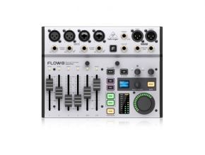 FLOW 8 Digital Mixer Behringer 8 Input 2 FX USB Audio Interface